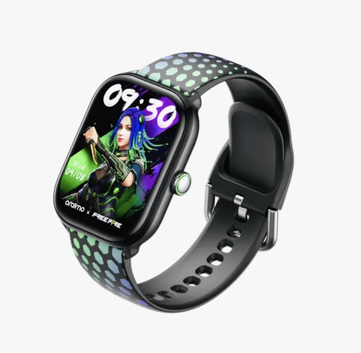 oraimo Watch 6 MOCO X Free Fire 2.01" HD Screen Smart watch[ 12 monts warranty]