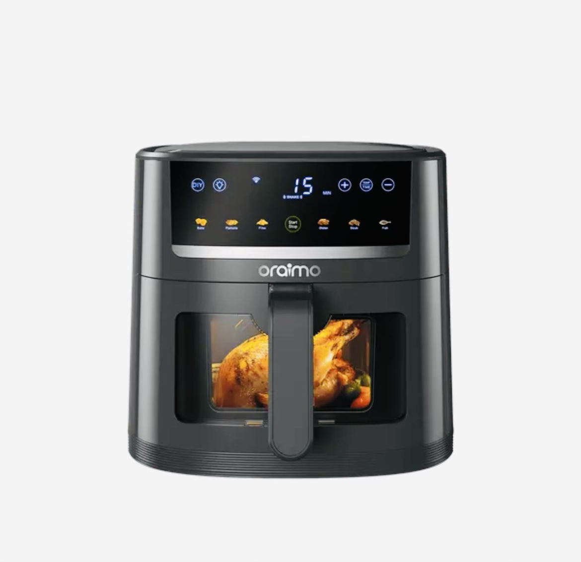 oraimo NutriFry S1 Ultra 1500W 6L App Control Full Touchscreen Air fryer[24 months warranty]